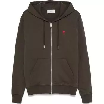 Ami Paris Ami De Coeur Худи AMIPARIS, Dark Coffee