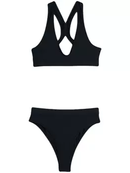 AMI Paris бикини с глубоким вырезом, черный