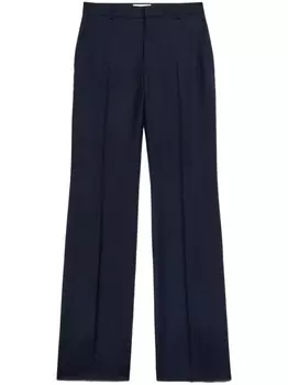 AMI Paris брюки из вирджинской шерсти, синий