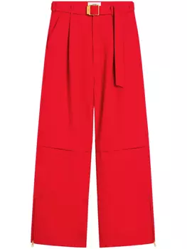 AMI Paris брюки карго, красный