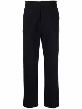 AMI Paris брюки прямого кроя, черный