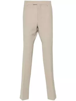 AMI Paris брюки со складками, нейтральный цвет