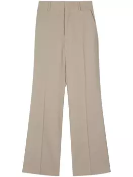 AMI Paris брюки средней посадки, нейтральный цвет