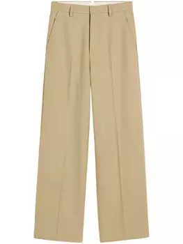 AMI Paris брюки свободного кроя, нейтральный цвет