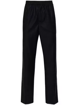 AMI Paris брюки в тонкую полоску, синий