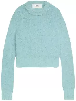 AMI Paris джемпер с круглым вырезом, синий