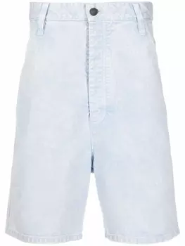 AMI Paris джинсовые шорты оверсайз, синий