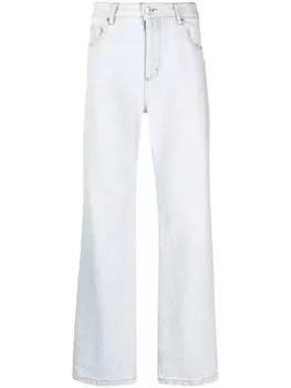 AMI Paris джинсы Straight Fit, синий