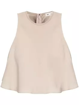 AMI Paris flared godet top, нейтральный цвет