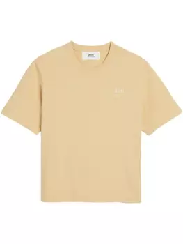 AMI Paris футболка Ami Alexandre Mattiussi, желтый