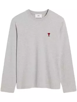 AMI Paris футболка Ami de Coeur, серый