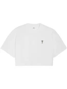 AMI Paris футболка из хлопка Ami De Coeur, белый