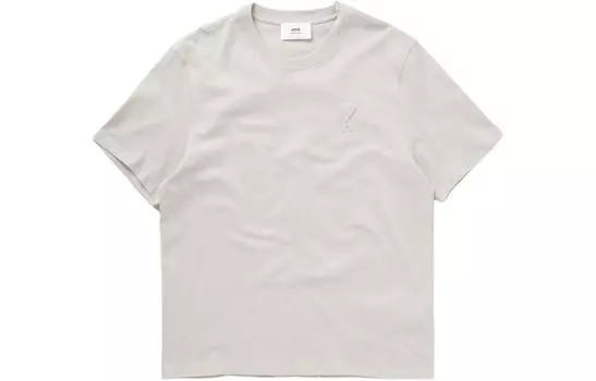 Ami Paris Футболка с круглым вырезом Ami De Coeur AMIPARIS, Ecru