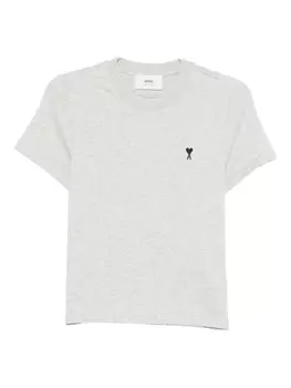 AMI Paris Футболка с мотивом Ami de Coeur, серый