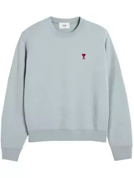 AMI Paris хлопковая толстовка Ami de Coeur, синий