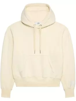 AMI Paris худи с кулиской, нейтральный цвет