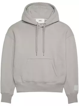 AMI Paris худи с кулиской, серый