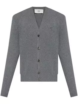 AMI Paris кардиган Ami De Coeur, серый