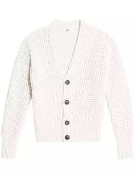 AMI Paris кардиган с V-образным вырезом, белый