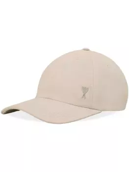 AMI Paris кепка с монограммой Ami de Coeur, нейтральный цвет