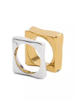 AMI Paris комплект Dune из двух колец, золотой