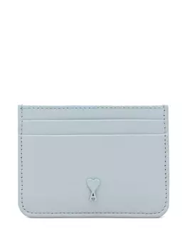 AMI Paris Кожаный картхолдер Ami De Coeur, синий