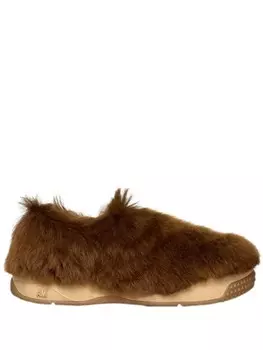 AMI Paris кроссовки Long Hairs 1509 Mule, коричневый