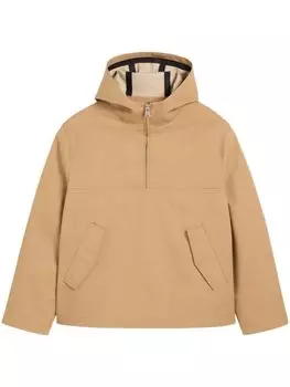 AMI Paris куртка на молнии с капюшоном, нейтральный цвет