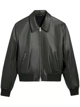 AMI Paris куртка на молнии, зеленый