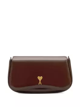 AMI Paris маленькая кожаная сумка через плечо Paris Paris, красный