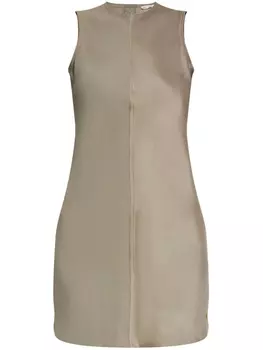 AMI Paris мини-платье без рукавов, серый