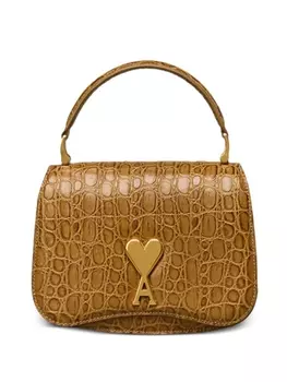 AMI Paris мини-сумка Paris Paris через плечо, коричневый