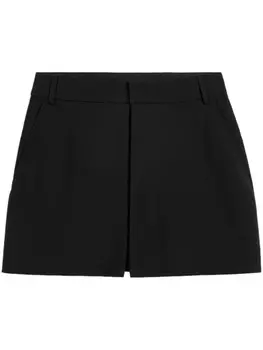 AMI Paris мини-юбка со вставками, черный