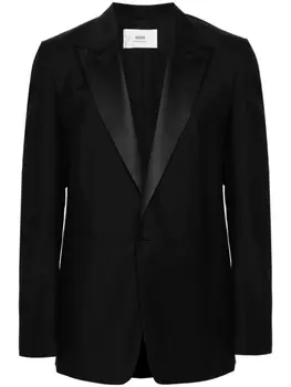 AMI Paris однобортный пиджак, черный