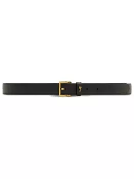 AMI Paris париж Париж кожаный ремень, черный