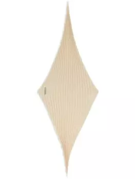 AMI Paris плиссированный шарф, нейтральный