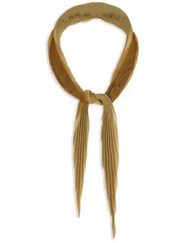 AMI Paris плиссированный шарф, желтый