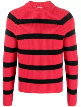 AMI Paris полосатый джемпер, красный
