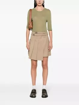 AMI Paris полупрозрачная футболка из лиоцелла