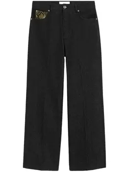 AMI Paris прямые джинсы, черный