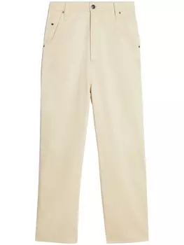 AMI Paris прямые джинсы, нейтральный цвет