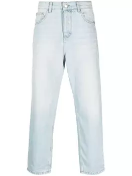 AMI Paris прямые джинсы, синий