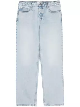 AMI Paris прямые джинсы, синий