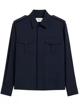 AMI Paris рубашка Military, синий