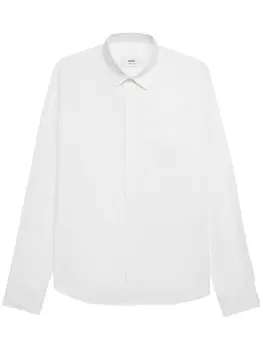 AMI Paris рубашка с длинными рукавами, белый
