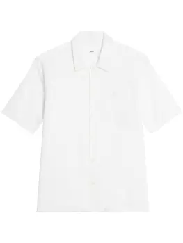 AMI Paris рубашка с короткими рукавами, белый