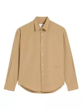 AMI Paris рубашка свободного кроя, нейтральный цвет