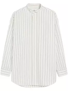 AMI Paris рубашка в полоску, нейтральный