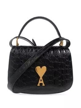 AMI Paris ручка Paris Париж сумка через плечо, черный