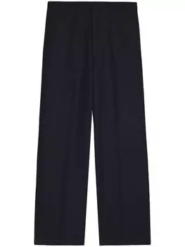 AMI Paris широкие брюки строгого кроя, черный